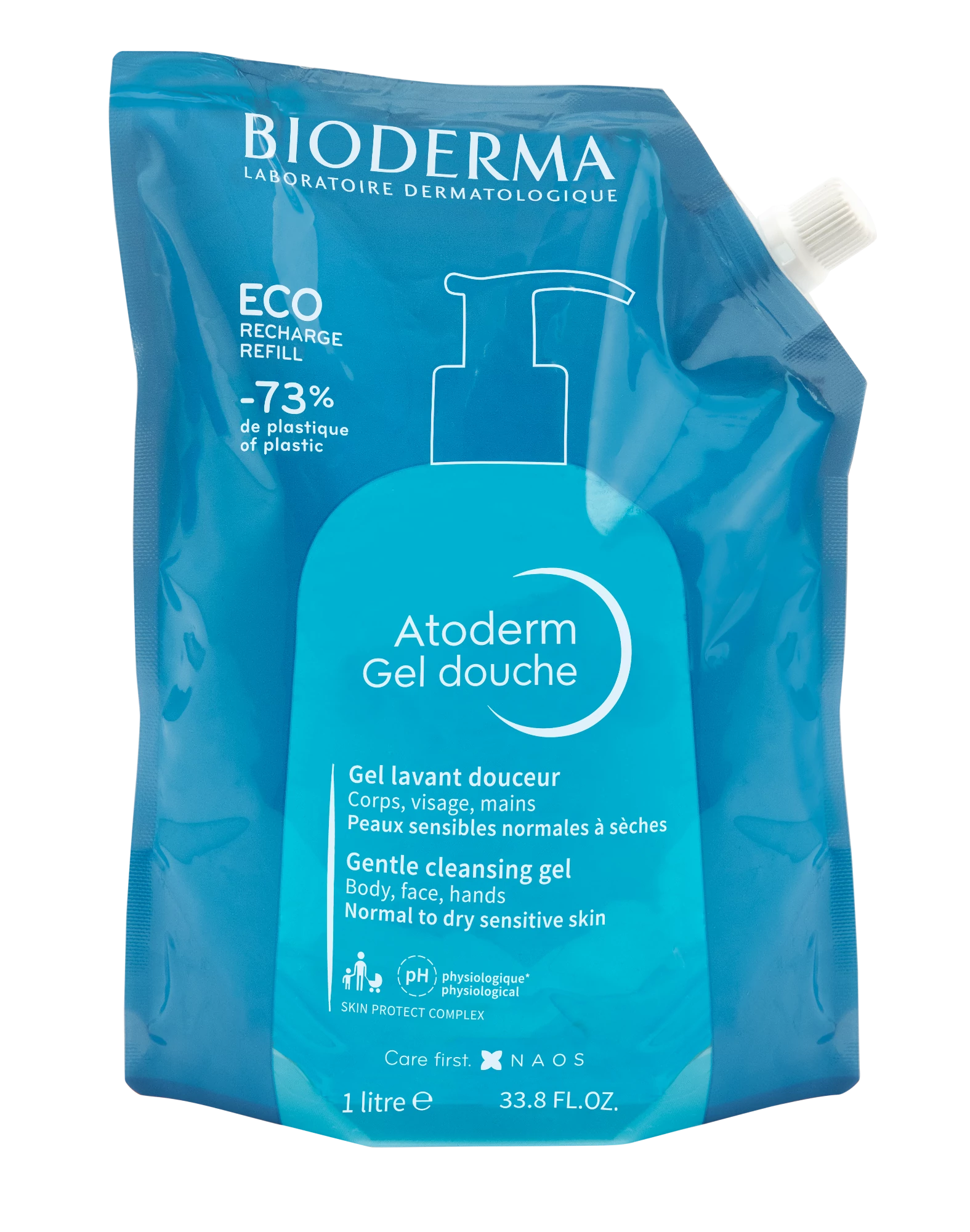 BIODERMA ATODERM TUSFÜRDŐ UTÁNTÖLTŐ 1L