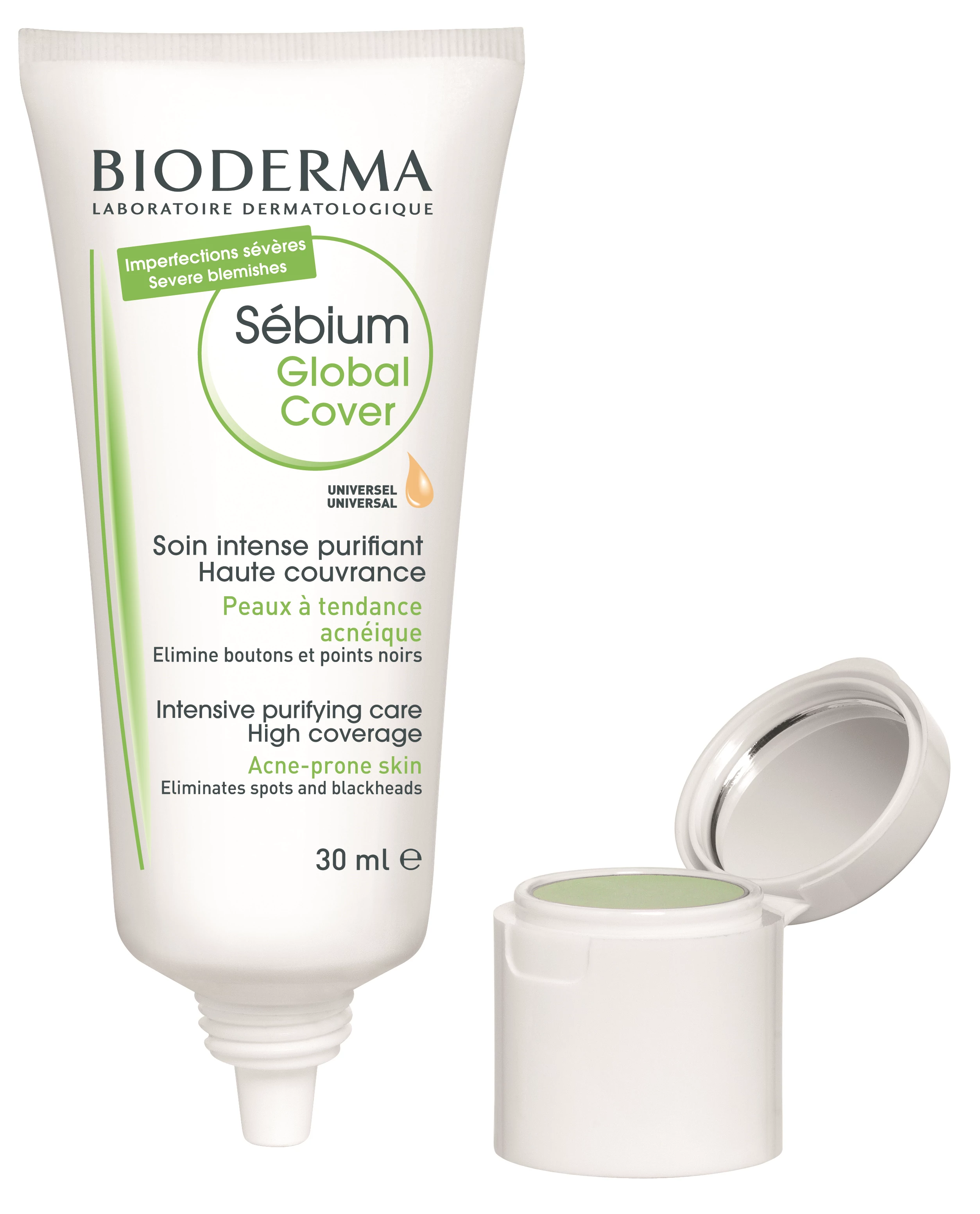 BIODERMA SEBIUM GLOBAL COVER BŐRÁPOLÓ KRÉM 30ML