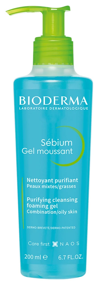 BIODERMA SEBIUM MOUSSANT HABZÓ GÉL (ZSÍROS BŐRRE) 200ML