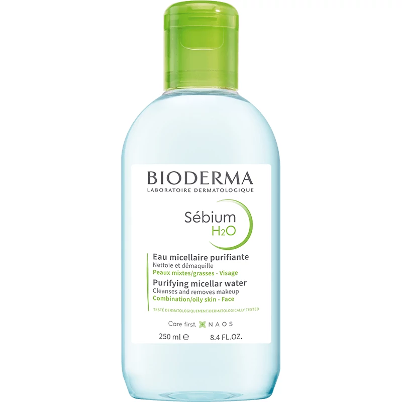 BIODERMA SEBIUM H2O ARCLEMOSÓ KEVERT BŐRRE 250ML