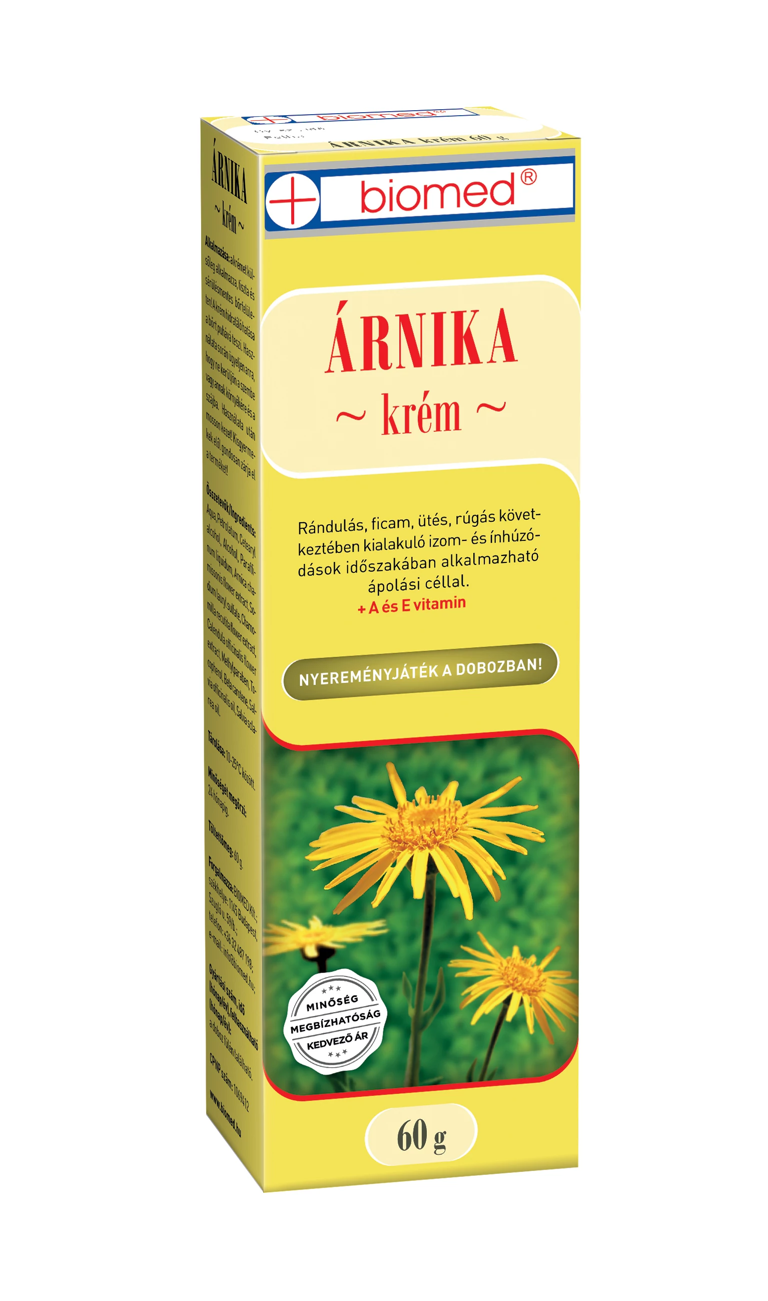 BIOMED ÁRNIKA KRÉM 60 G