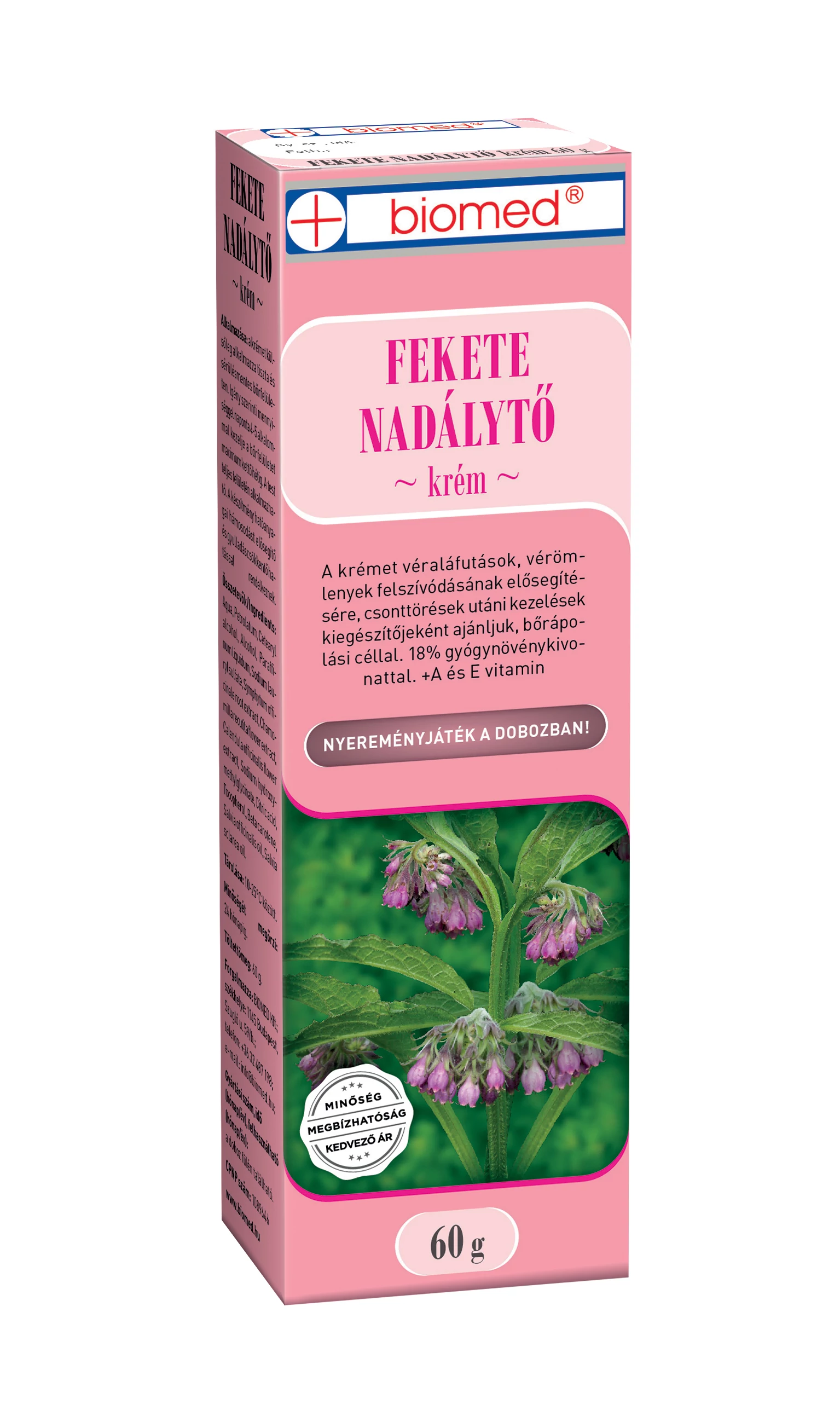 BIOMED FEKETE NADÁLYTŐ KRÉM 60 G
