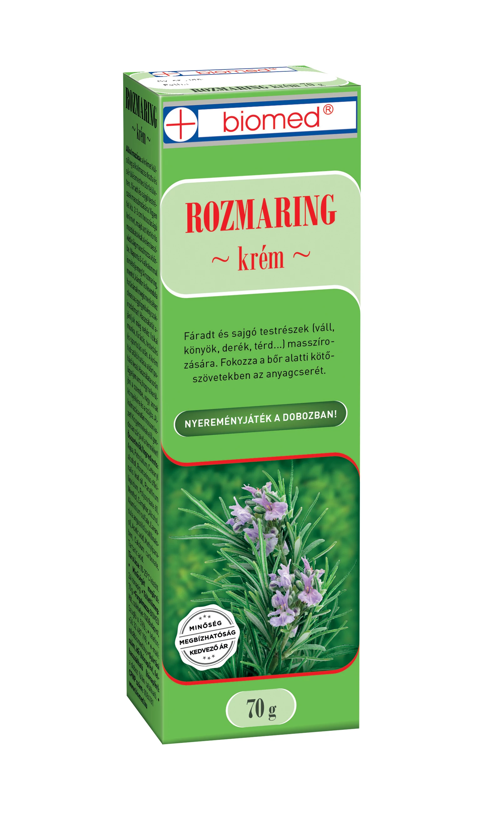 BIOMED ROZMARING KREM 70 G