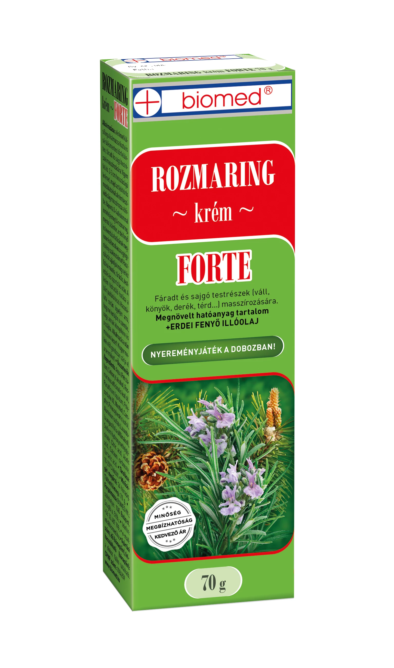 BIOMED ROZMARING FORTE KRÉM 70G