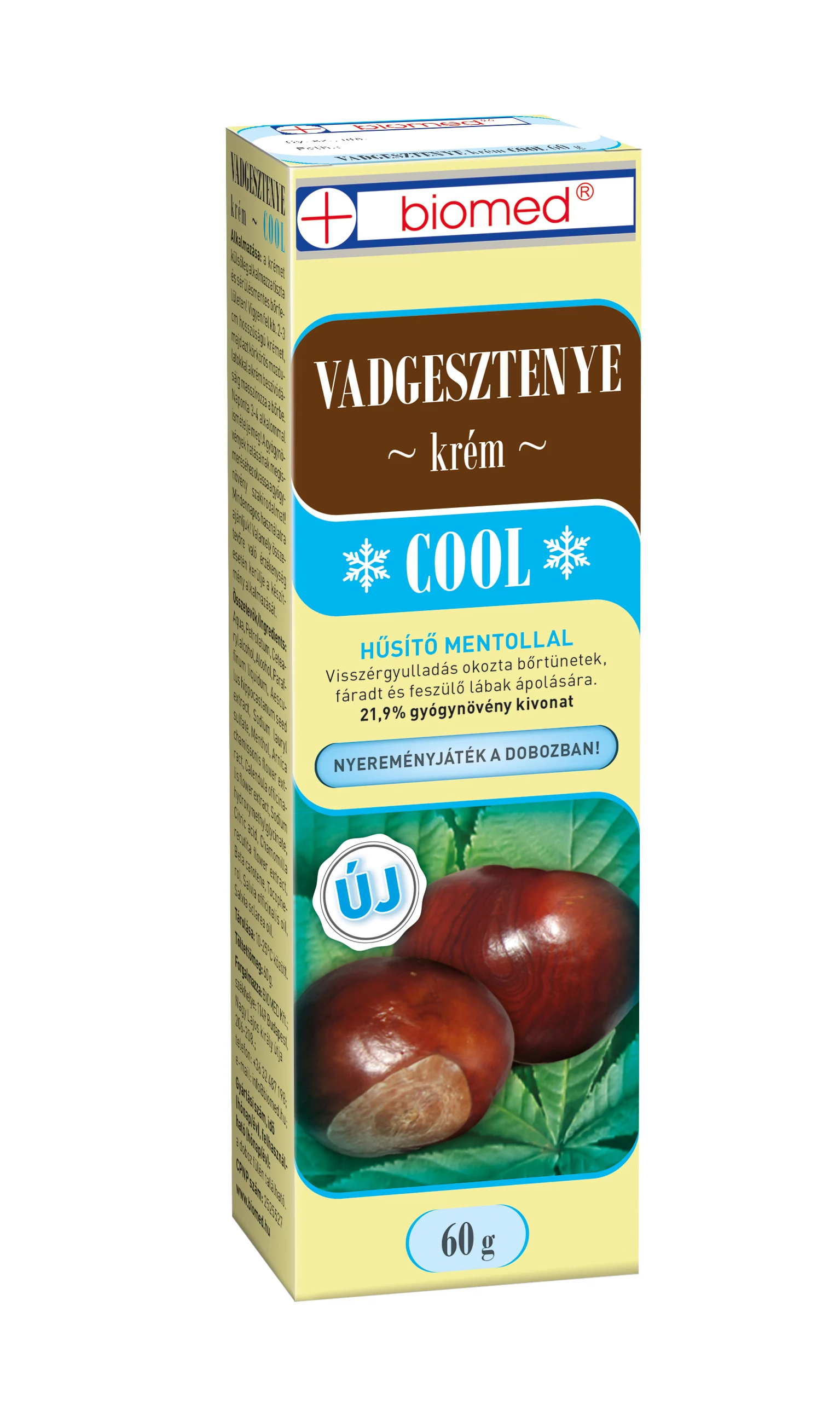 BIOMED VADGESZTENYE COOL KRÉM  60G