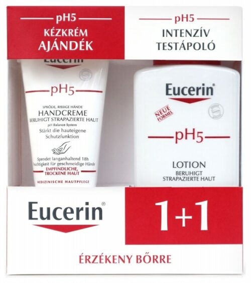 EUCERIN PH5 CSOMAG TESTÁPOLÓ 200ML+KÉZKRÉM 75ML