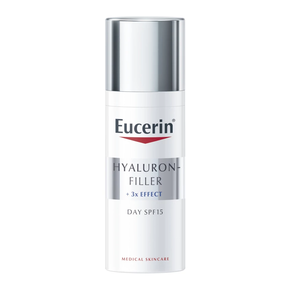 EUCERIN HYALURON-FILLER NAPPALI KRÉM NORMÁL, VEGYES BŐRRE PUMPÁS 50ML