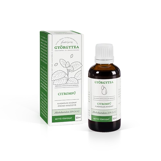 GYÖRGYTEA CITROMFŰ ALKOHOLOS KIVONAT 50 ML
