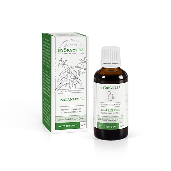 GYÖRGYTEA CSALÁNLEVÉL ALKOHOLOS KIVONAT 50 ML
