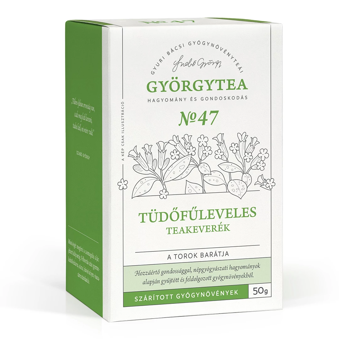 TÜDŐFŰLEVELES TEAKEVERÉK 50 G