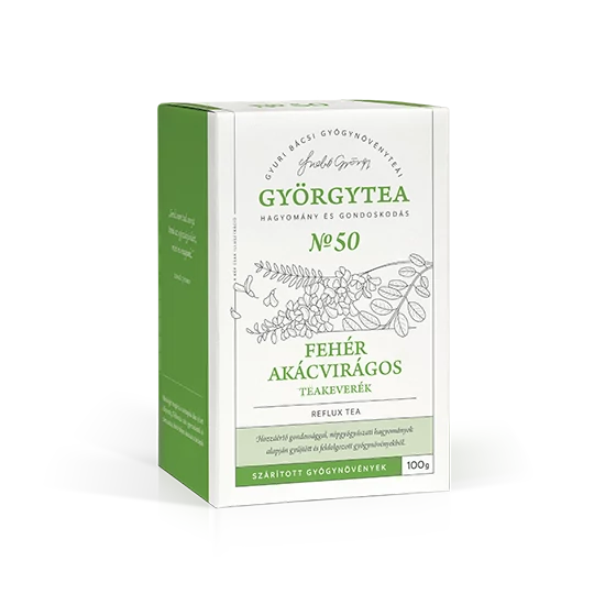 GYÖRGYTEA FEHÉR AKÁCVIRÁGOS TEAKEVERÉK 100 G