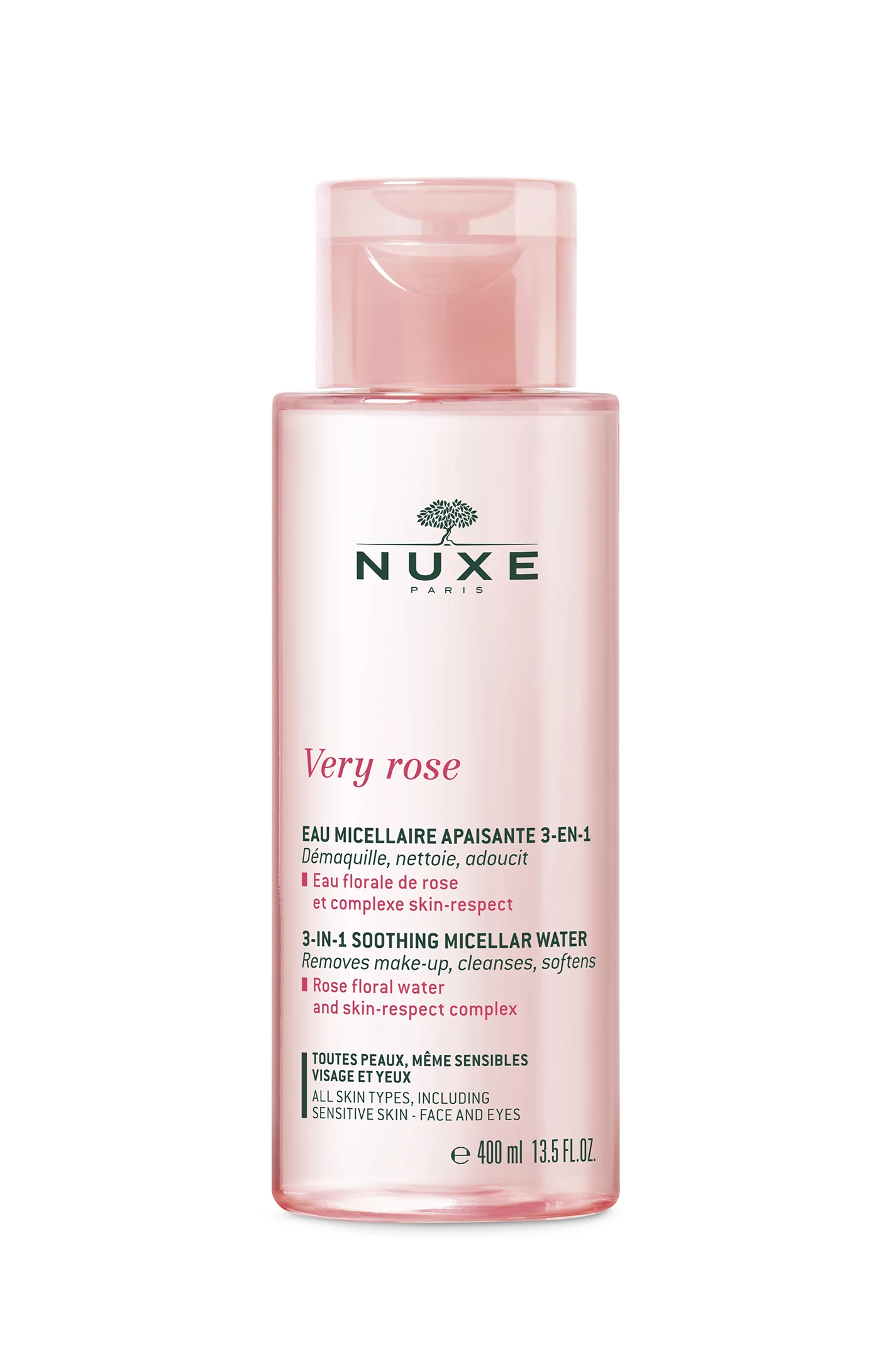 NUXE VERY ROSE 3IN1 HIDRATÁLÓ MICELLÁS VÍZ 400ML