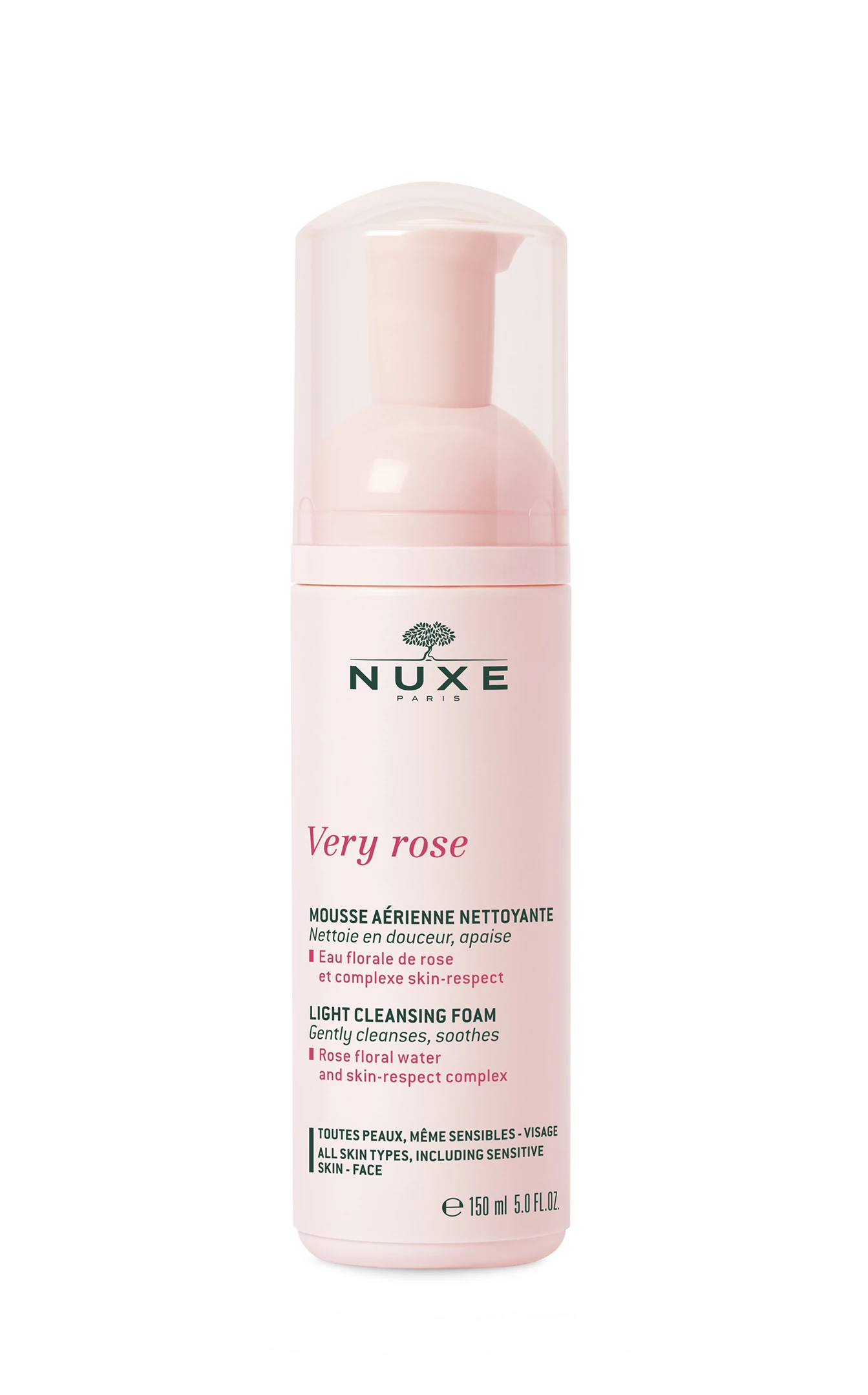 NUXE VERY ROSE KÖNNYŰ ARCTISZTÍTÓ HAB 150ML