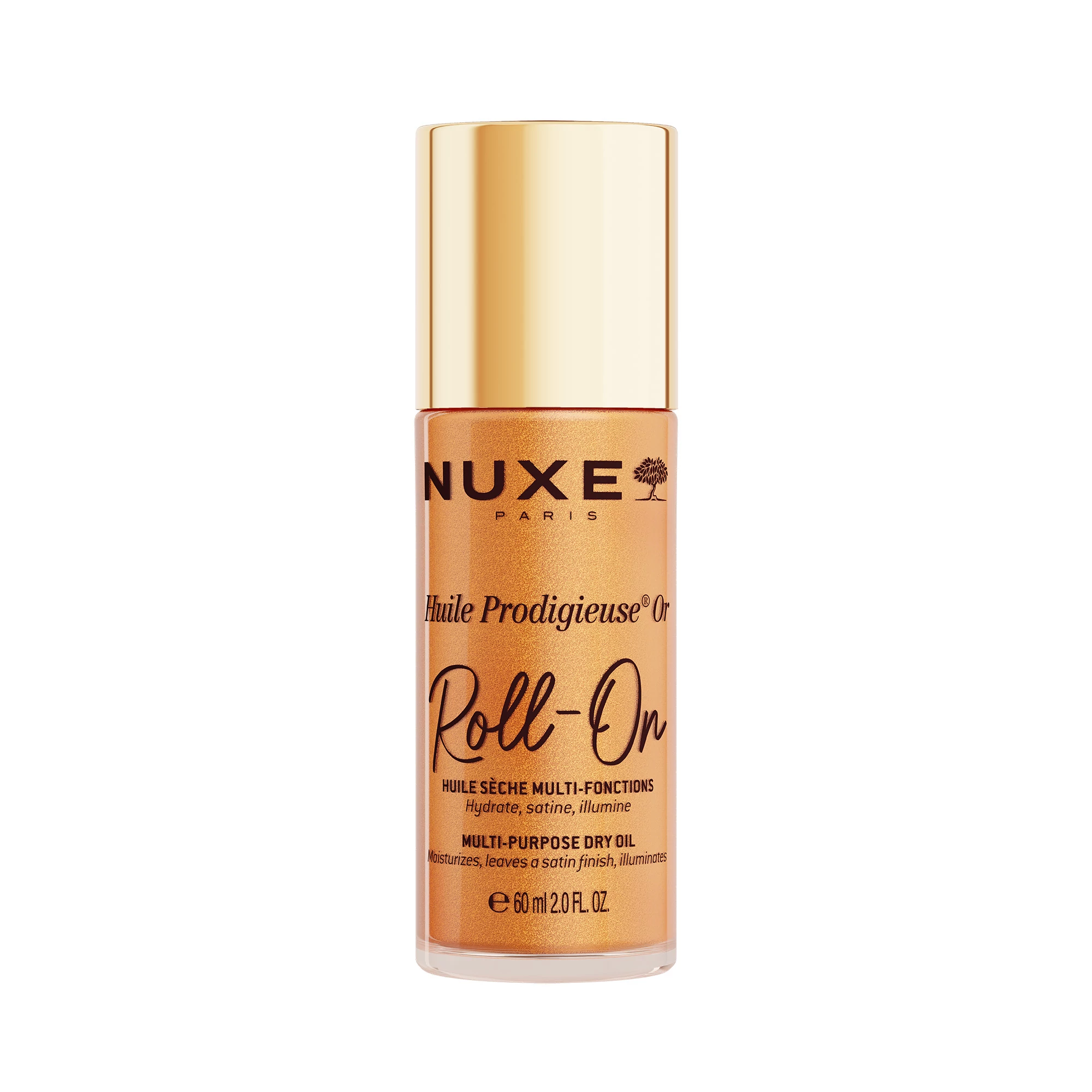 Huile Prodigieuse Többfunkciós, csillogó száraz olaj Roll-On OR 60 ml