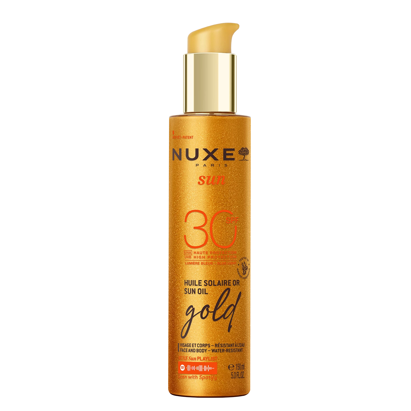 NUXE SUN SPF30 CSILLÁMLÓ ARANY NAPOLAJ 150ML