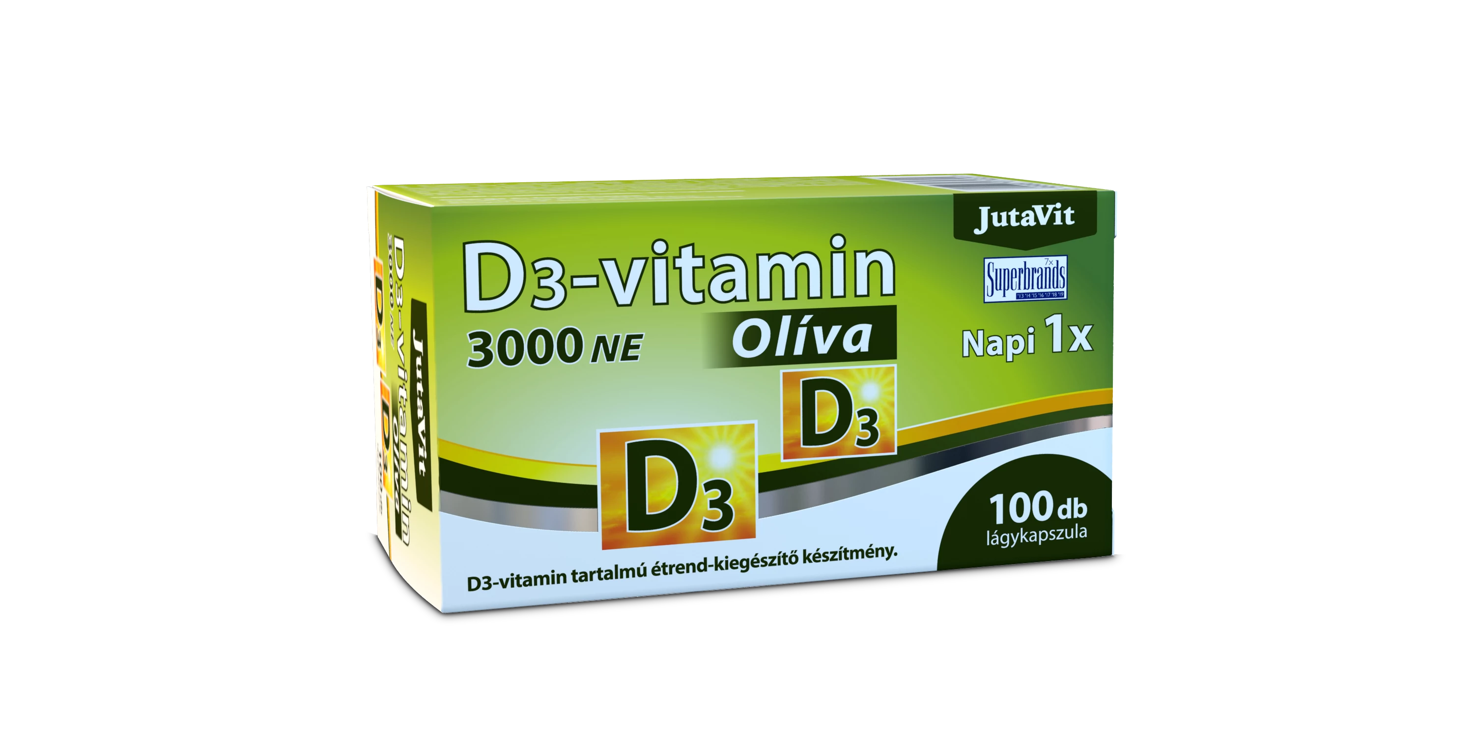 JUTAVIT D3-VITAMIN 3000NE OLIVA KAPSZ. 100X