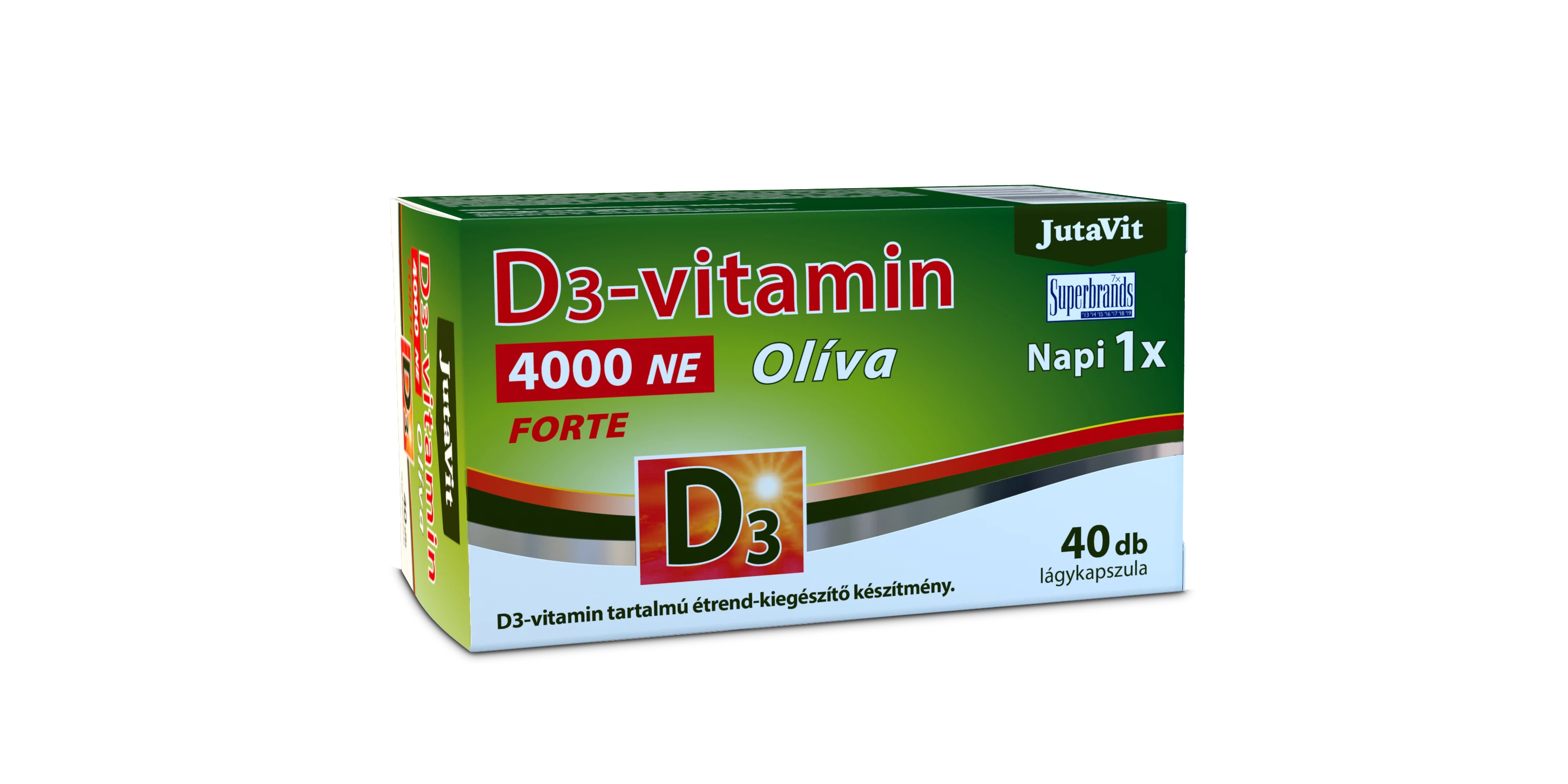 JUTAVIT D3-VIT.4000NE FORTE OLIVA KAPSZ.  40X