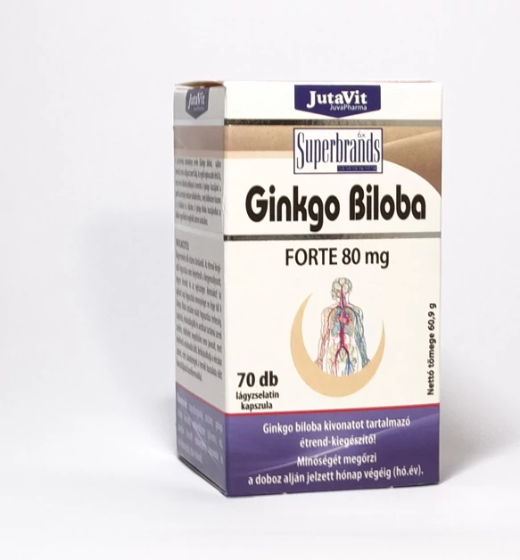 JUTAVIT GINKGO BILOBA FORTE 80MG LZS.KAPSZ. 70X