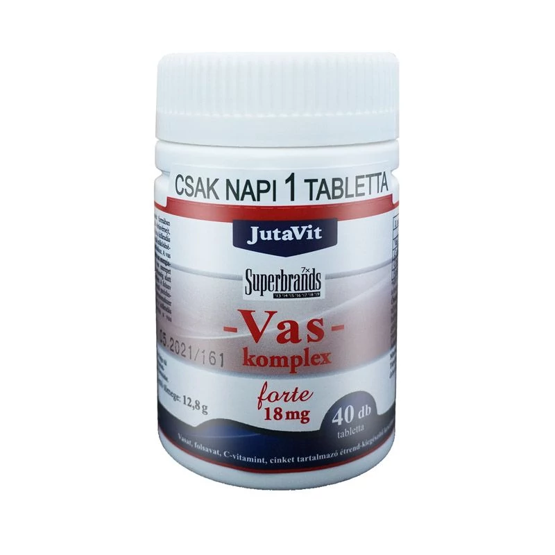 JUTAVIT VAS-KOMPLEX FORTE 18MG TABL. 40X