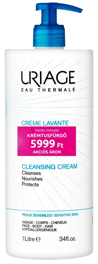 URIAGE CREME LAVANTE TÁPLÁLÓ KRÉMTUSFÜRDŐ 1000ML