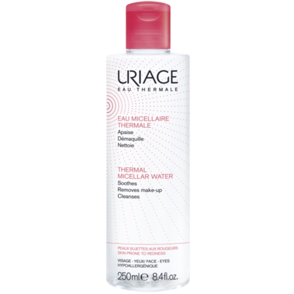 URIAGE MICELLÁS ARC- ÉS SMINKLEMOSÓ TERMÁLVÍZZEL - ÉRZÉKENY, KIPIROSODÓ BŐRRE 250ML