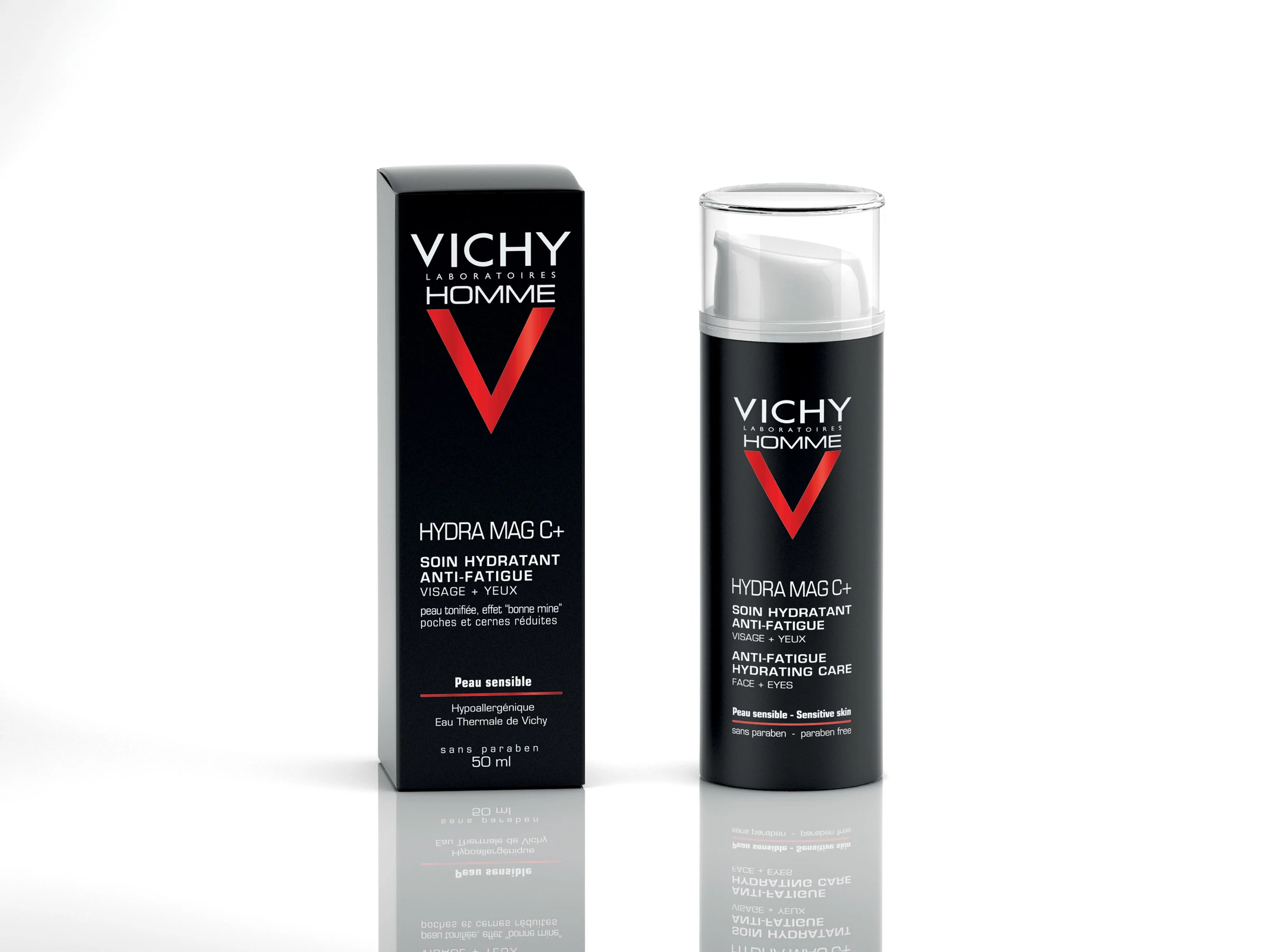 VICHY HOMME HYDRA MAG HIDRATÁLÓ+SZEMKÖRNYÉKÁPOLÓ KRÉM 50ML